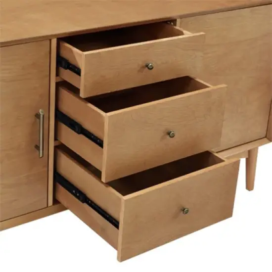 Wood Buffet in Acorn Brown-Pemberly Row image {5}