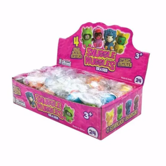 Geddes Snuggle Wuggles Erasers - 24 per display image {3}