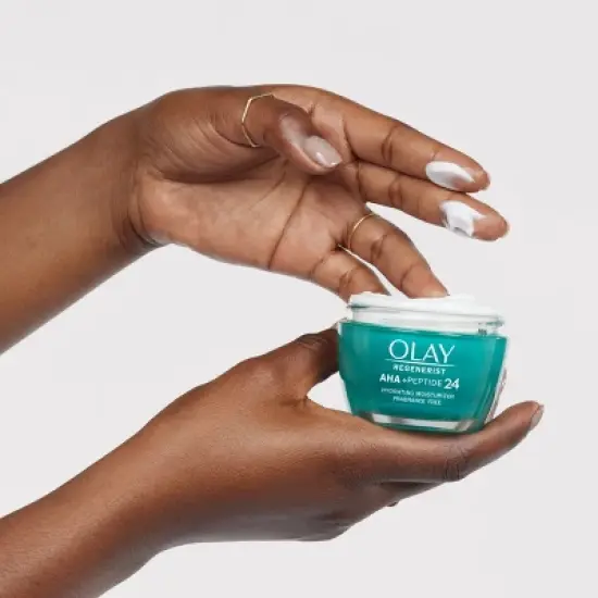 Olay Regenerist AHA + Peptide 24 Face Moisturizer - 1.7 oz image {4}
