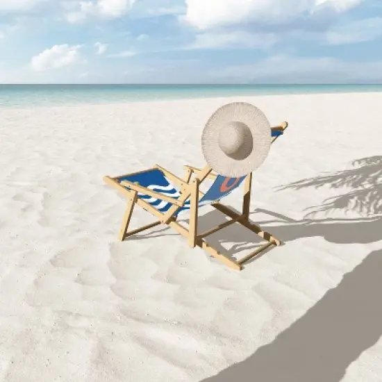 The Old Art Studio Nautical Seascape Sling Chair - Deny Designs image {2}