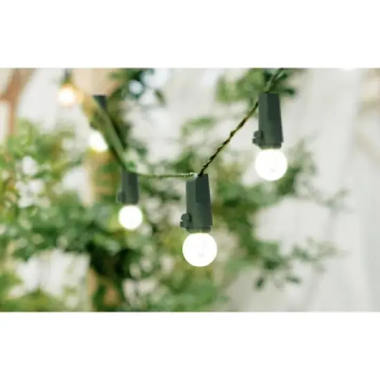 LumaBase Electric String Lights with Plastic Globes image {3}