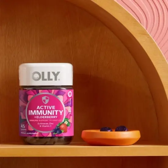 OLLY Active Immunity + Elderberry Gummy Supplement - 0.48lb/45ct image {1}
