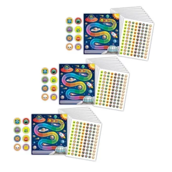 Teacher Created Resources&reg; Out of this World Reward Trackers with Stickers, 3 Packs image {5}