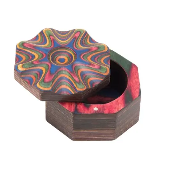 Island Bamboo Pakkawood Salt Cellar image {4}