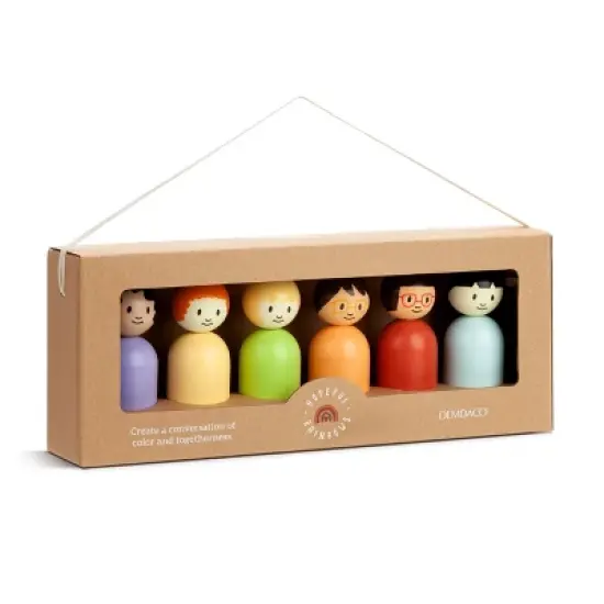 DEMDACO Hopeful Rainbows Wooden Dolls image {3}