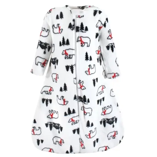 Hudson Baby Plush Sleeping Bag, Sack, Blanket, Long-Sleeve Winter Bear image {3}