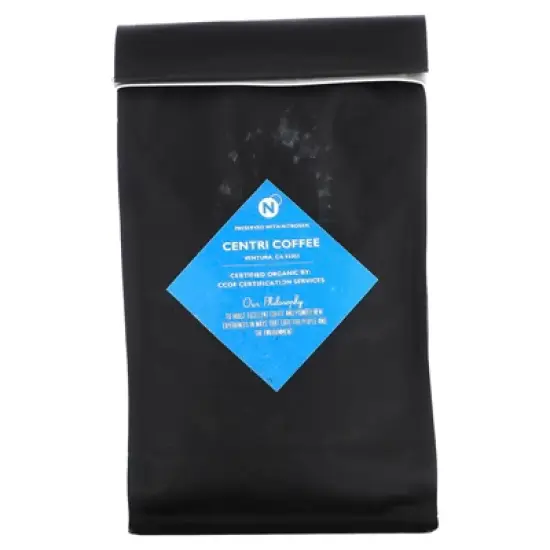 Centri Coffee, Organic French, Whole Bean, Decaf, 12 oz (340 g) image {1}
