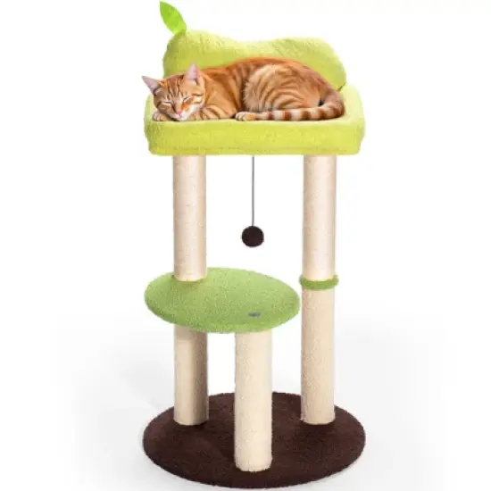 SUGIFT Cute Cat Tree Kitten Cat Tower for Indoor Cat Condo Sisal Scratching Posts with Jump Platform Cat Furniture Activity Center image {7}