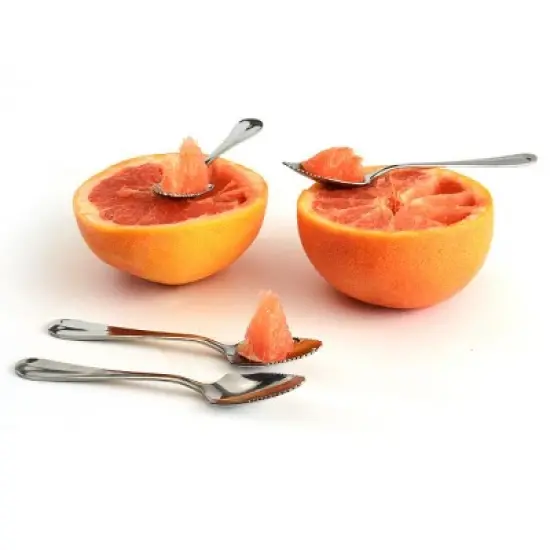 Norpro Stainless Steel Serrated Grapefruit Spoons, Set of 4 image {4}