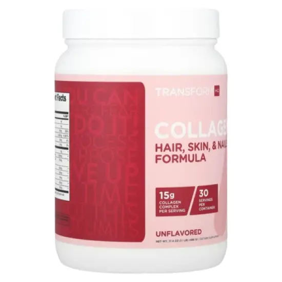 TransformHQ Collagen, Unflavored, 17.4 oz (486 g) image {2}