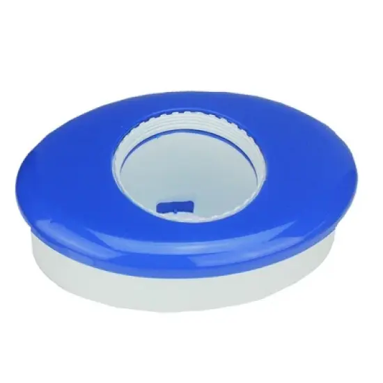 Pool Central Floating Swimming Pool Chlorine Dispenser 9" - Blue/White image {2}