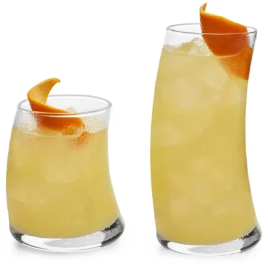 Libbey Swerve 16 Piece Tumbler and Rocks Glass Set image {6}