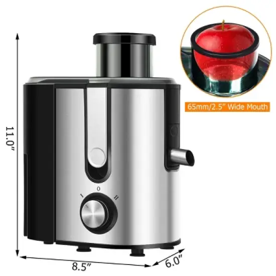 Costway Juicer Machine Juicer Extractor Dual Speed w/ 2.5'' Feed Chute image {2}