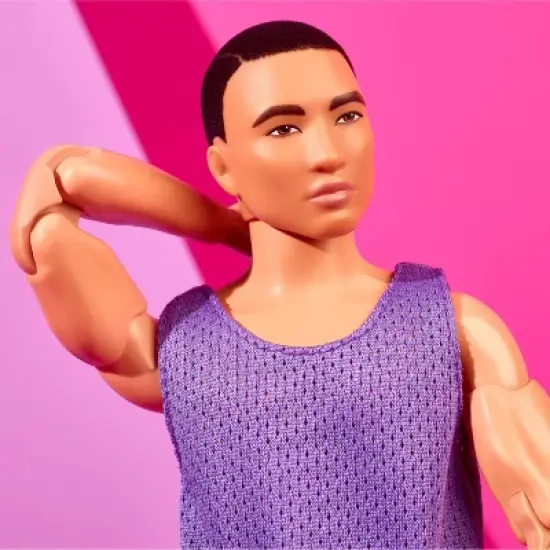 Barbie Looks Ken Doll with Purple Shirt image {2}