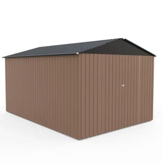 Outdoor Storage Shed, Metal Tool Sheds with Frame Structure Lockable Doors, Garden Shed for Backyard Garden Patio Lawn, 8 x 10 Ft image {7}