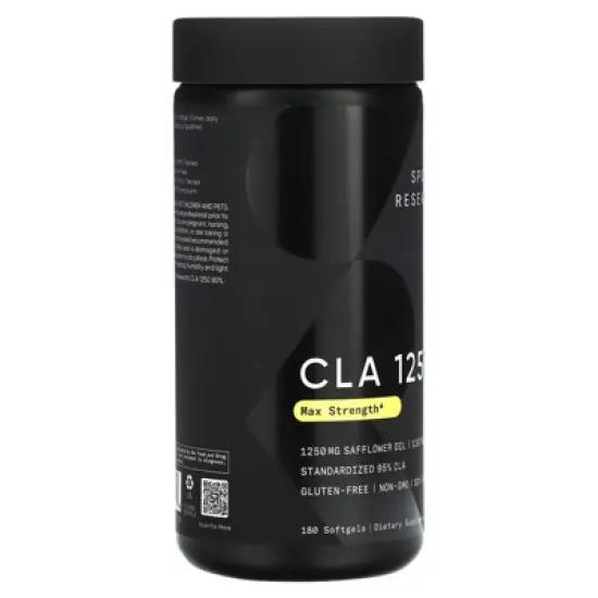 Sports Research CLA 1250, Max Strength, 1,250 mg, 180 Softgels image {4}