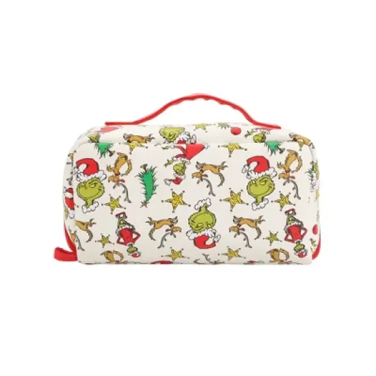 The Grinch Holiday All-Over Print Women's Novelty Cosmetic Bag image {1}