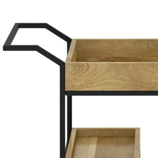 Lintz Bar Cart Natural - WyndenHall image {7}