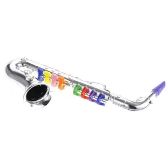 Link Ready! Set! Play! Saxophone with 8 Colored Keys Musical Instrument Early Education Toy for Kids image {4}