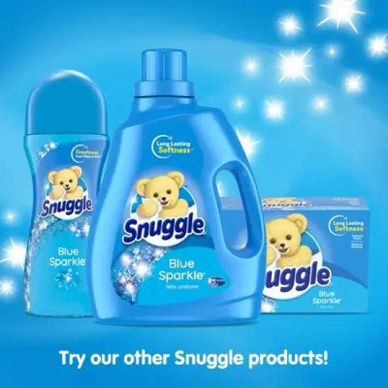 Snuggle Blue Sparkle Fresh Scent Dryer Sheets image {7}