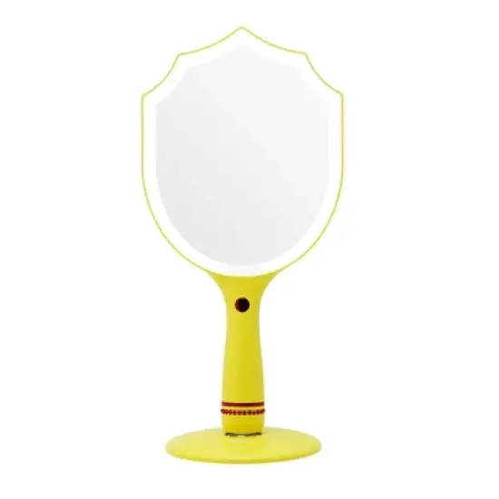 Impressions Vanity Belle LED Handheld Makeup Mirror With Standing Base image {2}