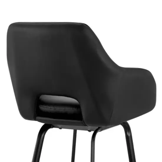 26" Aura Swivel Counter Height Barstool - Armen Living image {6}