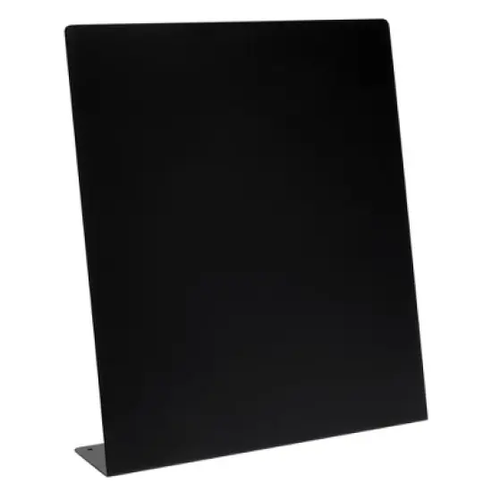 Juvale Large Magnetic Metal Board for Magnets - Tabletop Memo Display Easel Stand for Home, Office, School (Black, 12.6 In) image {5}