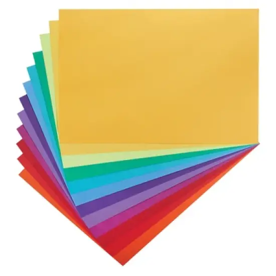 Tru-Ray&reg; Construction Paper, Heavyweight, Color Wheel Assortment, 12 Vibrant Colors, 12" x 18", 72 Sheets image {2}