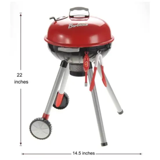 Insten 23 Piece Kids Toy Grill Playset, Pretend Kitchen BBQ, Toy Kitchen Accessories image {4}