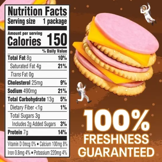 Lunchables Ham, Cheddar, and Crackers - 1.9oz image {4}
