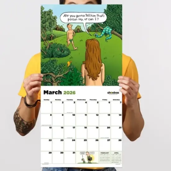 TF Publishing 13.5"x14.5" 2026 Shoebox Wall Calendar image {3}