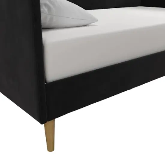Twin Fabio Velvet Mid-Century Daybed - Room & Joy image {1}