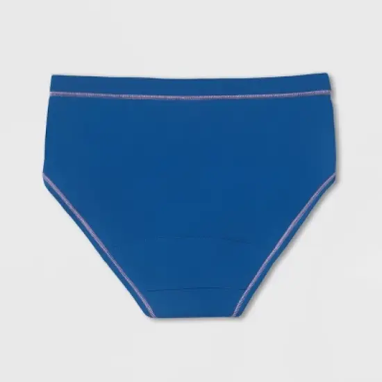 Thinx Teen's 3pc Classic Combo Briefs Period Underwear - Black/Blue/Gray image {8}