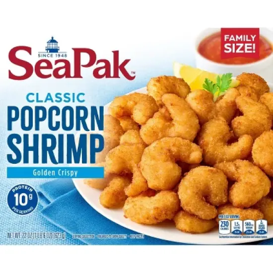 Sea Pak Frozen Popcorn Shrimp - 22oz image {2}