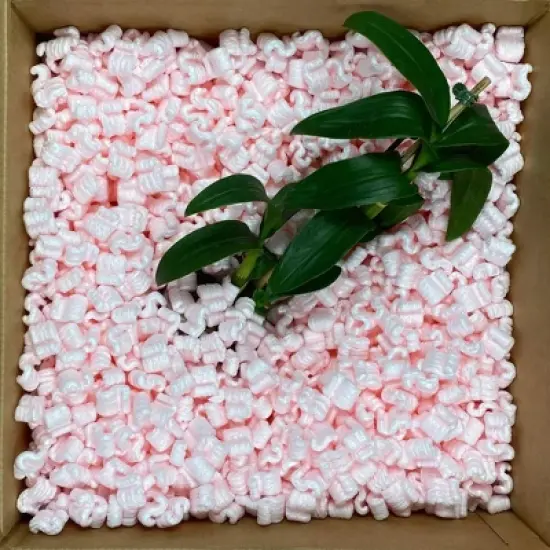 UOFFICE Anti-Static Packing Peanuts Pink 7 Cu. Ft. Industrial Shipping Void Fill image {6}