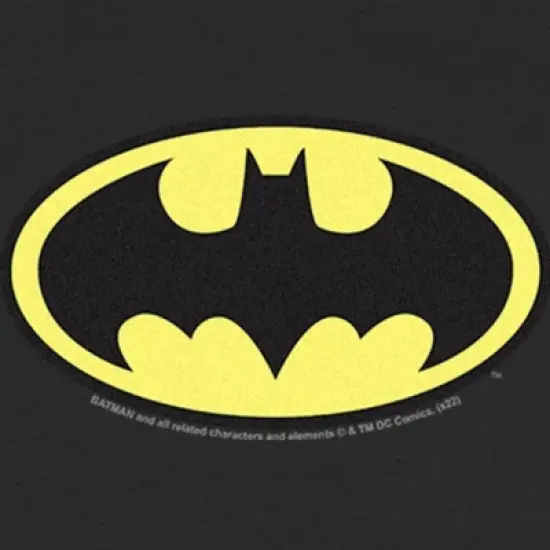 Infant's Batman Classic Bat Logo Onesie image {1}