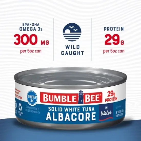 Bumble Bee Solid White Albacore Tuna in Water - 5oz image {6}