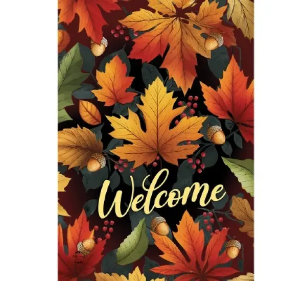 Briarwood Lane Fall House Flag 40x28 For Outdoor Autumn Color Leaves For Fall House Flag image {4}