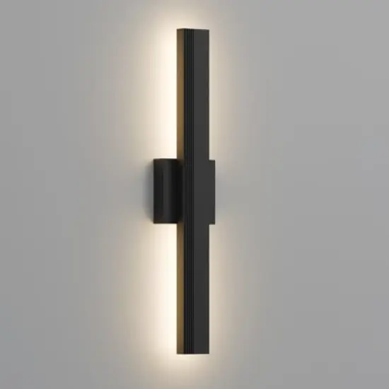 LamQee Aluminum Long Outdoor Wall Light Integrated LED Waterproof Linear Modern Exterior Lighting Fixtures Wall Mount Outside Sconce image {6}