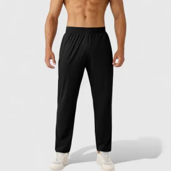 Anna-Kaci Active Men's Athletic Training Pants with Elastic Waistband and Straight Leg Fit image {1}