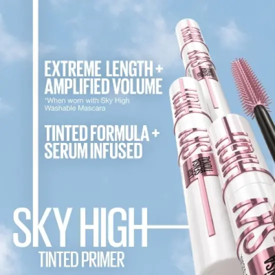 Maybelline Lash Sensational Sky High Tinted Primer Mascara - 810 Soft Black - 0.26 fl oz image {5}