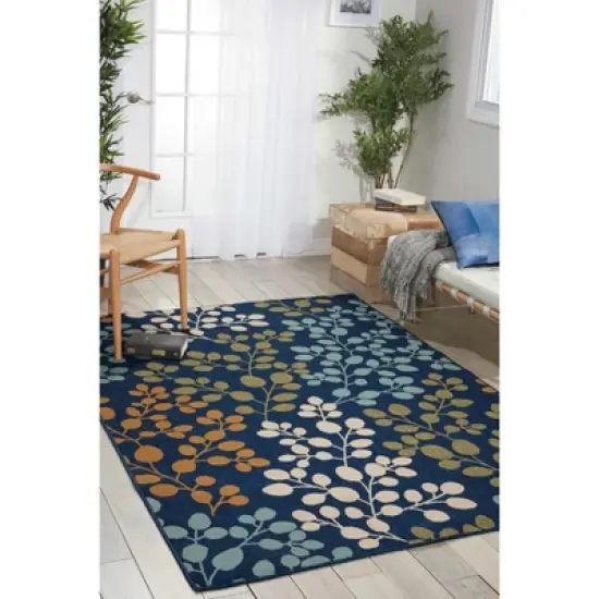 Nourison Caribbean Ivory Indoor/Outdoor Area Rug image {1}