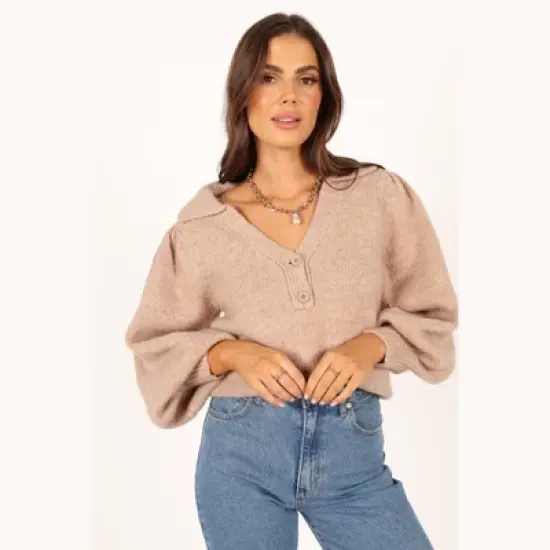 Petal and Pup Kahlani Button Front Knit Sweater image {6}