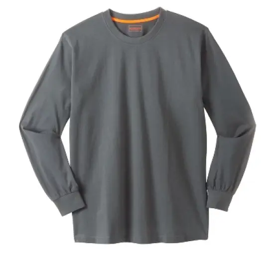 Boulder Creek by KingSize Men's Big & Tall &trade; Heavyweight Long-Sleeve No Pocket Crewneck Tee image {1}