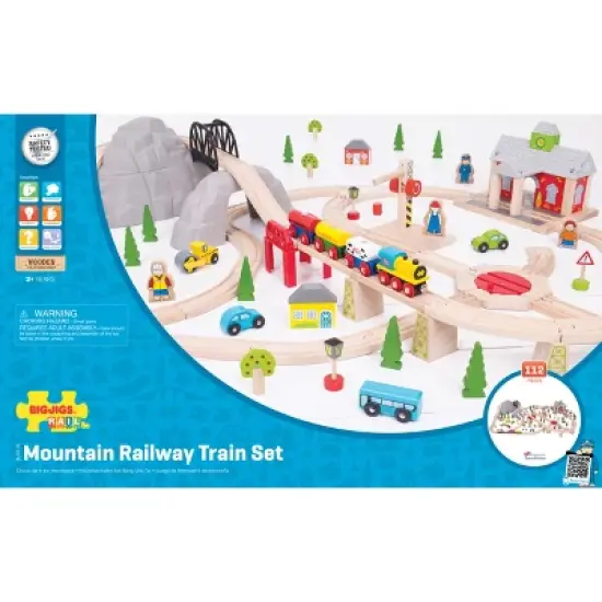 Bigjigs Mountain Railway Set image {2}