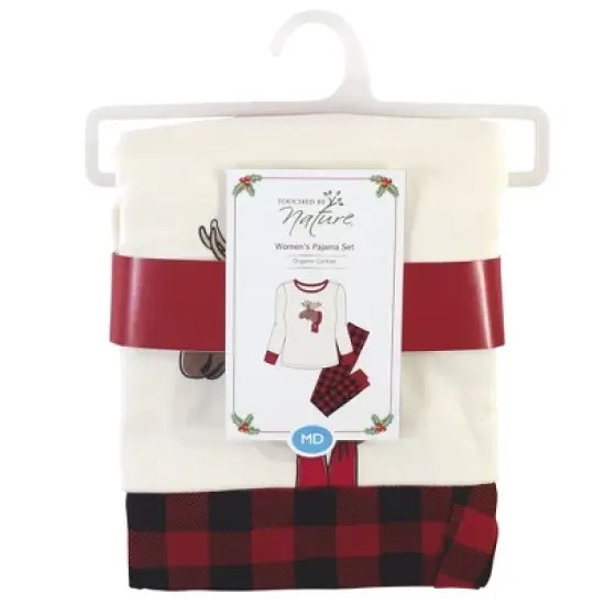 Touched by Nature Womens Unisex Holiday Pajamas, Moose image {1}