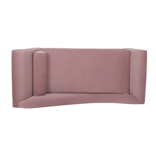 Calvert Contemporary Scroll Arms Velvet Chaise Lounge - Christopher Knight Home image {3}