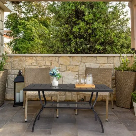 Karl Home Rectangular Outdoor Dining Table image {6}
