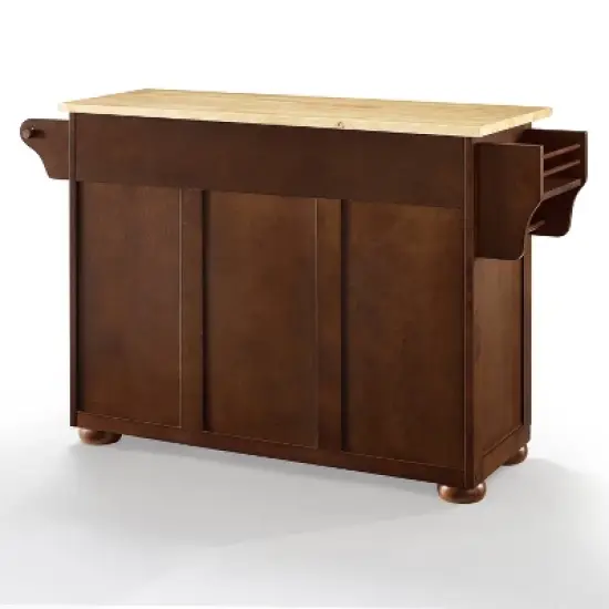 Eleanor Kitchen Island with Wood Top Natural - Crosley image {2}