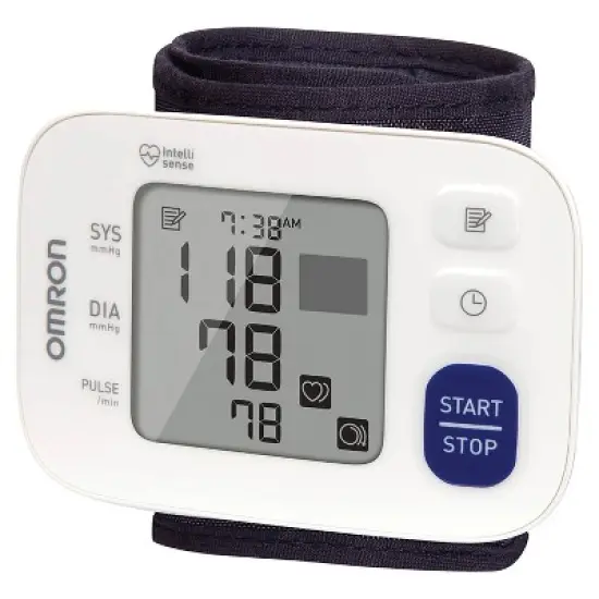 Omron&reg; 3 Series&reg; Wrist Blood Pressure Monitor in White image {1}